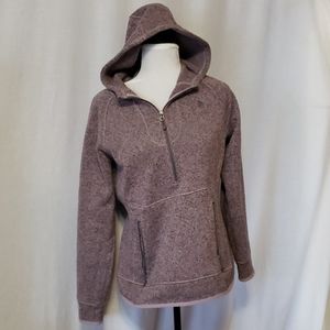 The North Face 3/4 Zip Hoodie Size MEDIUM